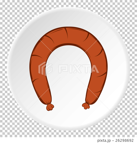 Sausage icon, cartoon style 26298692