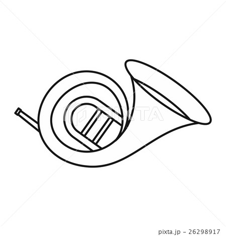 Horn trumpet icon, outline style Horn trumpet icon, outline style 26298917