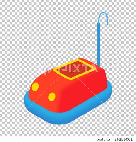 Children bumper machine icon, cartoon style 26299001