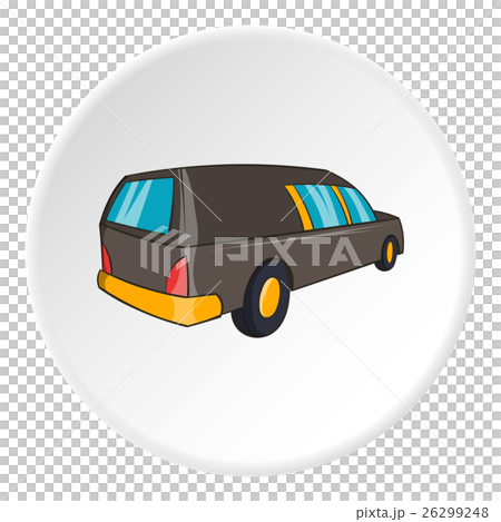 Hearse icon, cartoon style Hearse icon, cartoon style 26299248