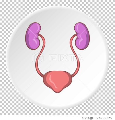 Ear membranes icon, cartoon style Ear membranes icon, cartoon style 26299269