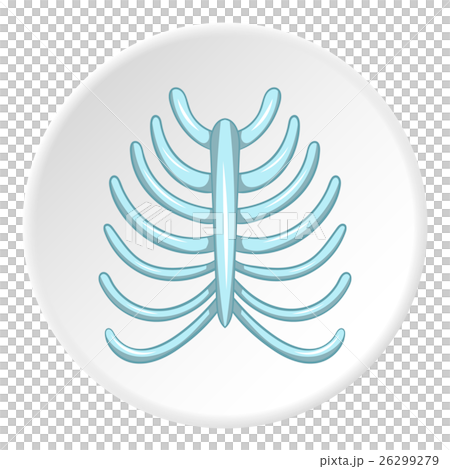 Ribs icon, cartoon style Ribs icon, cartoon style 26299279