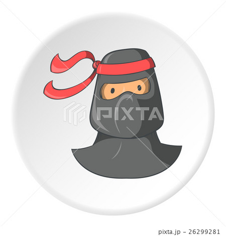 Ninja icon, cartoon style Ninja icon, cartoon style 26299281