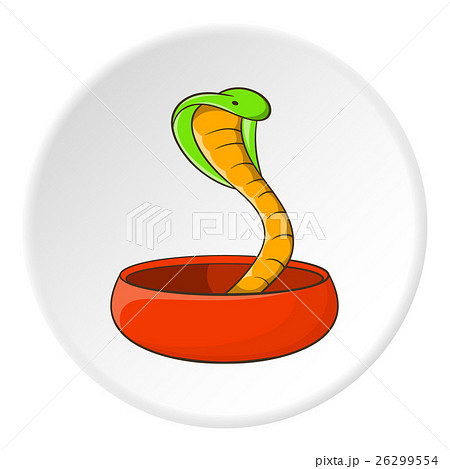 Cobra icon, cartoon style 26299554