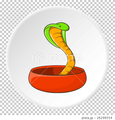 Cobra icon, cartoon style 26299554