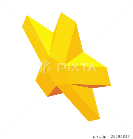 Golden star awards symbol icon, isometric 3d style 26299837