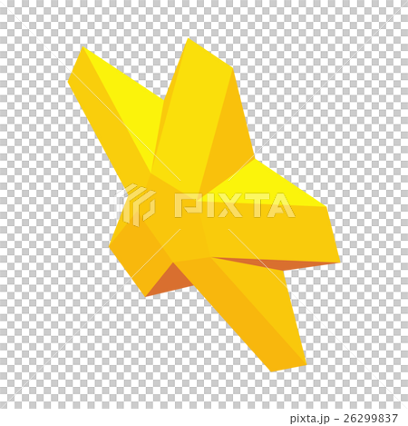 Golden star awards symbol icon, isometric 3d style 26299837