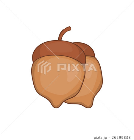 Acorns icon, cartoon style 26299838
