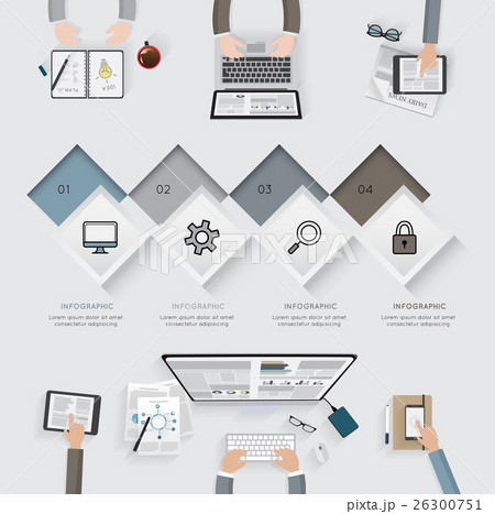 Business infographic template set. 26300751