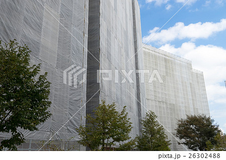 修繕工事中の日本のマンション群 7 26302488