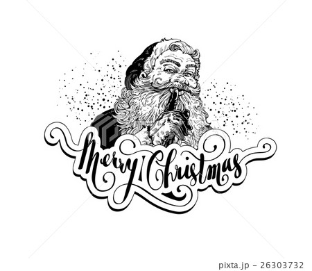 Vintage Santa Claus Christmas illustration 26303732