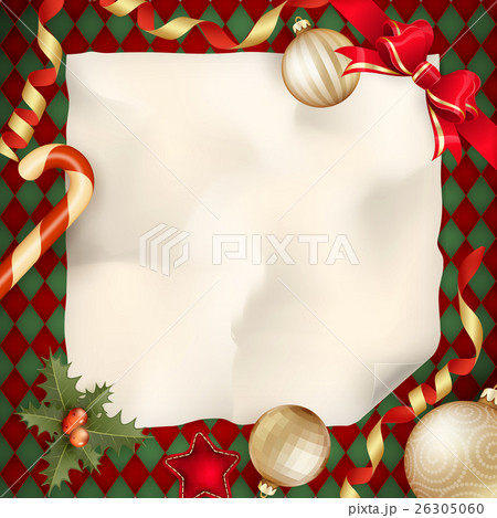 Holidays greeting and Christmas card. EPS 10 26305060