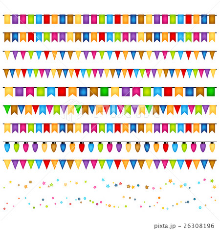 Colorful celebration party vector decorations 26308196