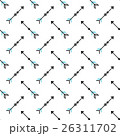 Seamless pattern with stylized linear arrows 26311702