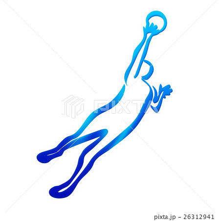 バスケのシルエットイラスト バスケのシルエットイラスト 26312941