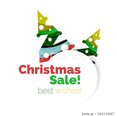 Christmas geometric abstract sale promo banner 26315697