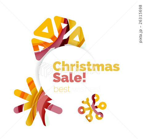 Christmas colorful geometric abstract background 26315698