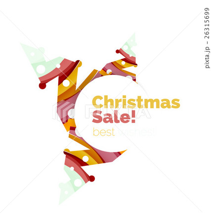 Christmas colorful geometric abstract background 26315699