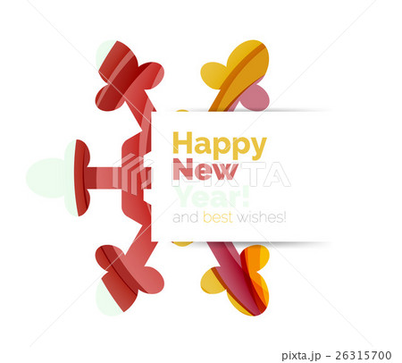 Christmas colorful geometric abstract background 26315700