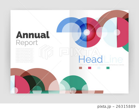 Circle abstract background, business annual report 26315889