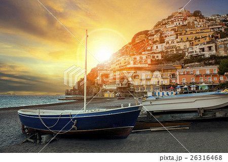 positano beach sorrento town south italy  26316468