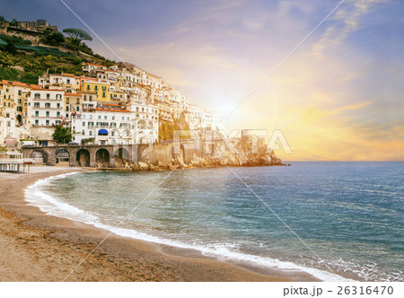 amalfi coast mediterranean sea south italy 26316470