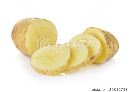 potato on white background 26316733