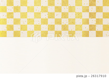 和紙 金 年賀状 背景 和紙 金 年賀状 背景 26317910