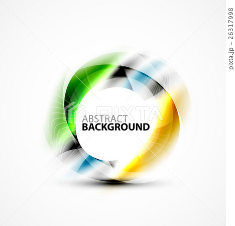 Modern shiny blurred swirl template 26317998