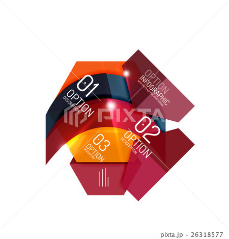 Abstract background, geometric infographic option Abstract background, geometric infographic option 26318577