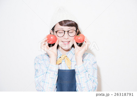 農業　女性 26318791