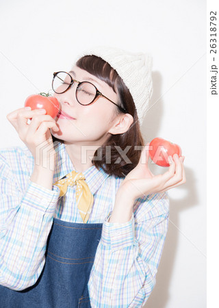 農業　女性 26318792