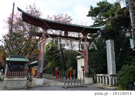 埼玉　鷲宮神社鳥居 26319053