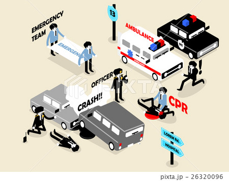 concept design of emergency situation scene 26320096