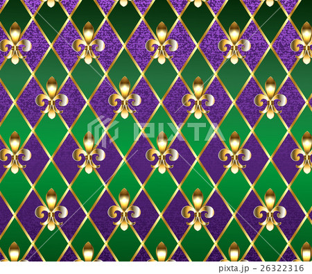 Jewelry background Mardi Gras 26322316
