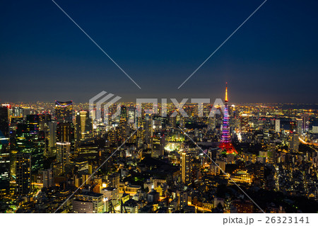 【東京都】夜の東京タワー 26323141