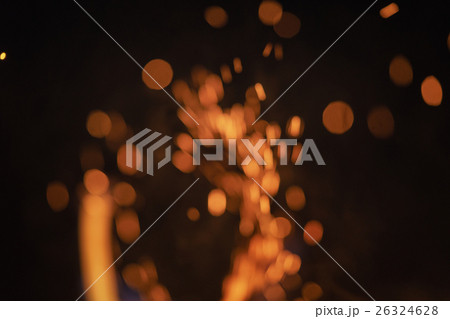 blurred flames in fireplace with beautiful bokeh 26324628