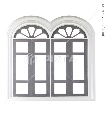 Classic window frame isolated 26326134