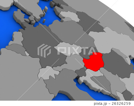 Hungary in red Hungary in red 26326259