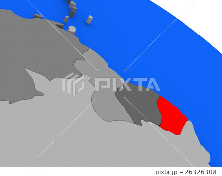 French Guiana in red French Guiana in red 26326308