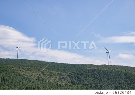 丘の上の風車－風力発電 26326434