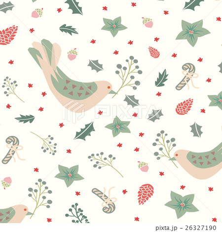 Digital hand drawn of festive motifs for Merry Chr 26327190