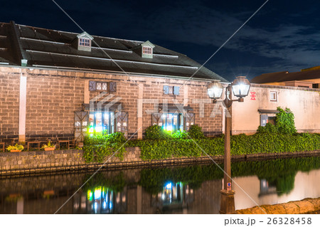 小樽運河の夜景 26328458