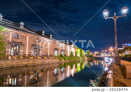 小樽運河の夜景 26328474