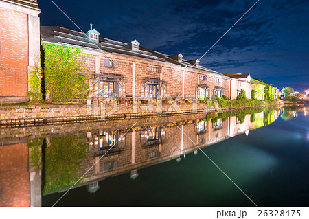 小樽運河の夜景 26328475