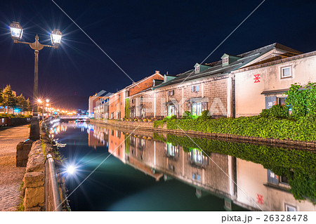 小樽運河の夜景 26328478