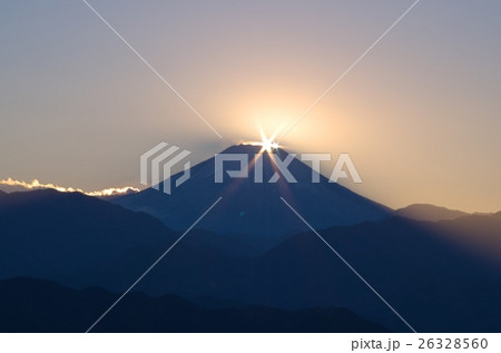 ダイヤモンド富士（高尾山） 26328560