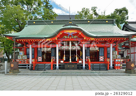 松本散歩：拝殿　深志神社 26329012