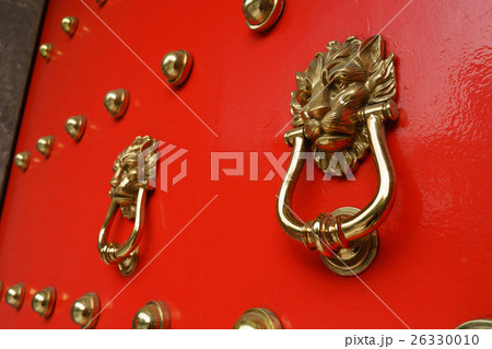 Chinese style lion head door knocker gate Chinese style lion head door knocker gate 26330010