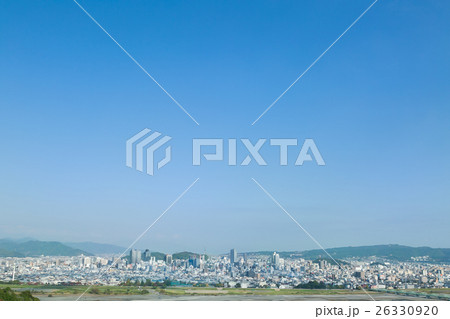 静岡市街 青空 静岡市街 青空 26330920